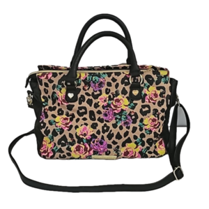 BETSEY JOHNSON Cheetah Flower Handbag